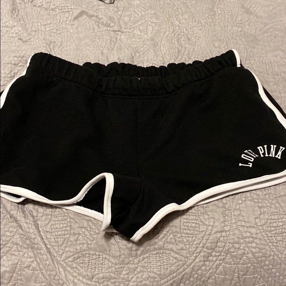 PINK fleece shorts